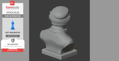 Michael Faraday Bust - Historical Warrior STL