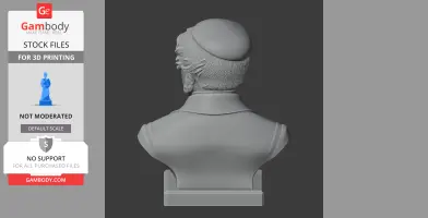 Michael Faraday Bust - Historical Warrior STL