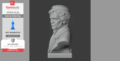 Michael Faraday Bust - Historical Warrior STL