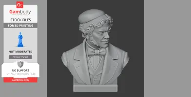 Michael Faraday Bust - Historical Warrior STL