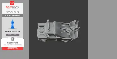 A 3D mashup model of a vehicle resembling Mater from Cars with elements inspired by Doctor Strange.