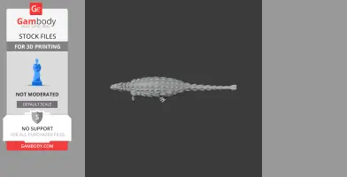 Gray 3D model of Tianzhenosaurus, a prehistoric armored dinosaur, on a black background.
