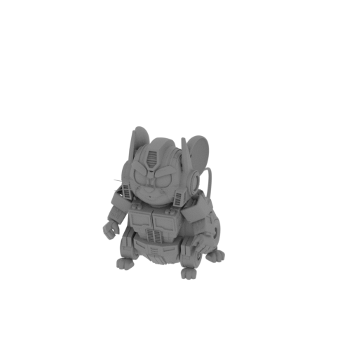 Jerry Mouse Optimus Prime Ring Figure.stl