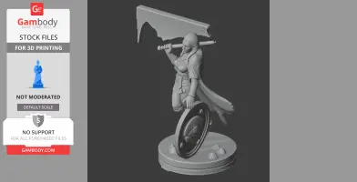 Lagertha Viking Classic - Historical Warrior STL