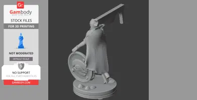 Lagertha Viking Classic - Historical Warrior STL