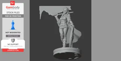 Lagertha Viking Classic - Historical Warrior STL