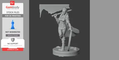 Lagertha Viking Classic - Historical Warrior STL