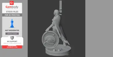 Lagertha Viking Classic - Historical Warrior STL