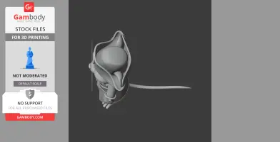 Jerry Mouse Pirate Ring Figure - Mashup Figure STL