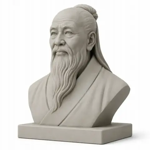Lao Tzu Bust - Historical Warrior STL