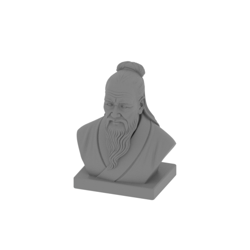 Lao Tzu Bust.stl