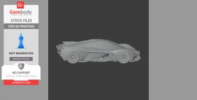Aston Martin Valkyrie - Scale Vehicle STL