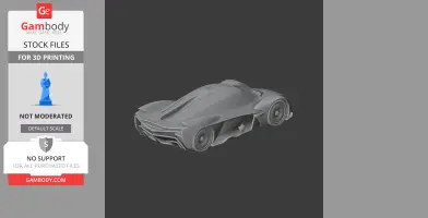Aston Martin Valkyrie - Scale Vehicle STL