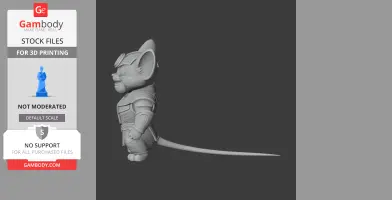 Jerry Mouse Thanos Ring Figure - Mashup Figure STL