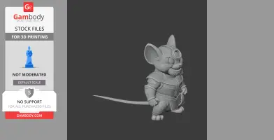 Jerry Mouse Thanos Ring Figure - Mashup Figure STL