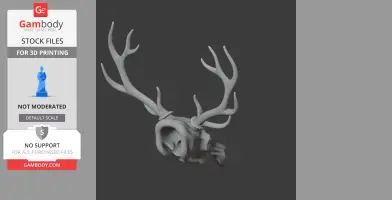Elk Skull - Skull Replica STL