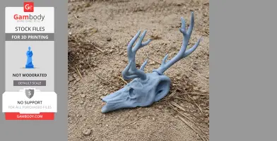 Elk Skull - Skull Replica STL
