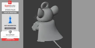 Jerry Mouse Thor Ring Figure - Mashup Figure STL