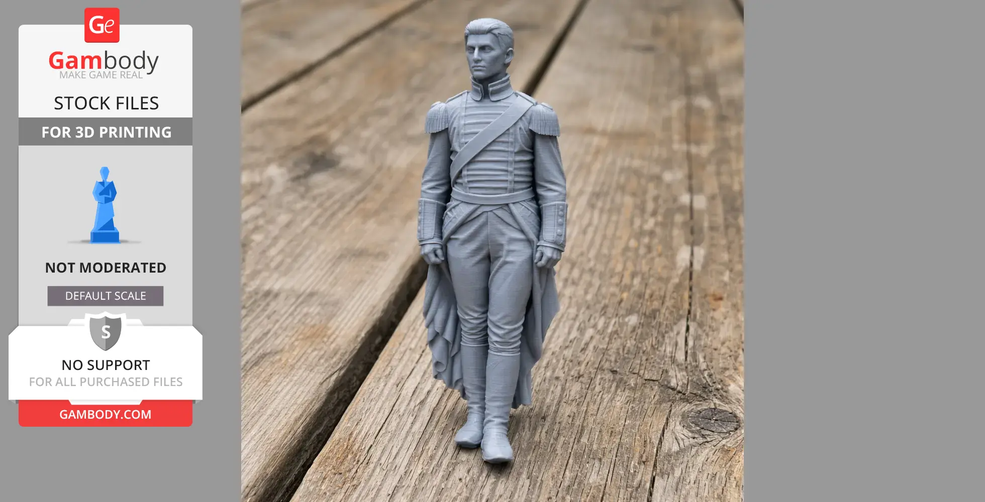 Marshal Victor Napoleonic Soldier - Historical Warrior STL