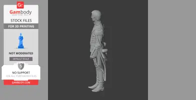 Marshal Victor Napoleonic Soldier - Historical Warrior STL
