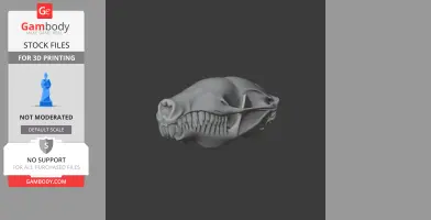 European Mole Skull - Skull Replica STL