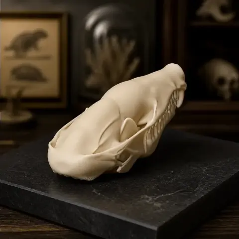 European Mole Skull - Skull Replica STL