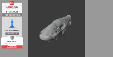 European Mole Skull - Skull Replica STL