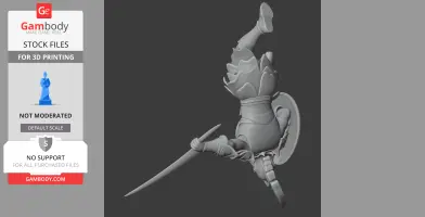 Milon Ancient Warrior - Historical Warrior STL