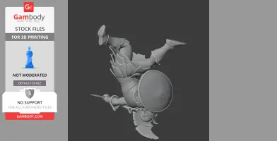 Milon Ancient Warrior - Historical Warrior STL