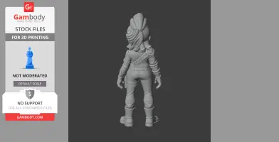 Belle - Brawl Stars Figurine - Character Figure STL