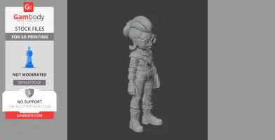 Belle - Brawl Stars Figurine - Character Figure STL