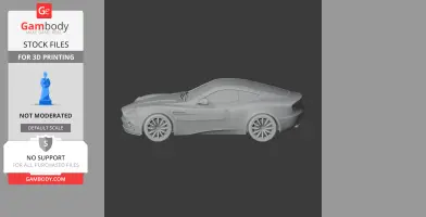 Aston Martin Vanquish - Scale Vehicle STL