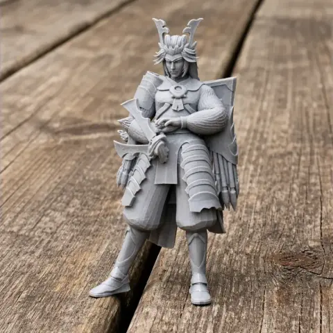 Minamoto no Yoshitsune Samurai - Historical Warrior STL