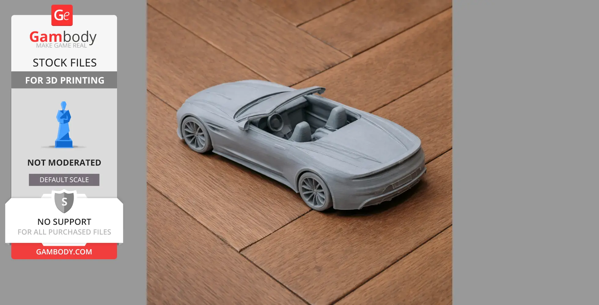 Aston Martin Vantage - Scale Vehicle STL