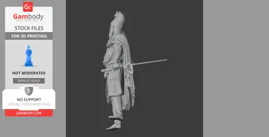 Mithridates VI Ancient Warrior - Historical Warrior STL