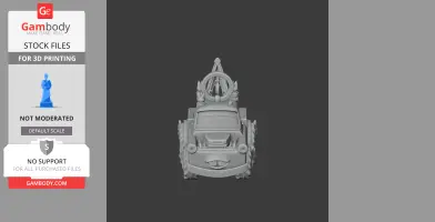 Mater Ghost Rider Ring Figure - Mashup Figure STL