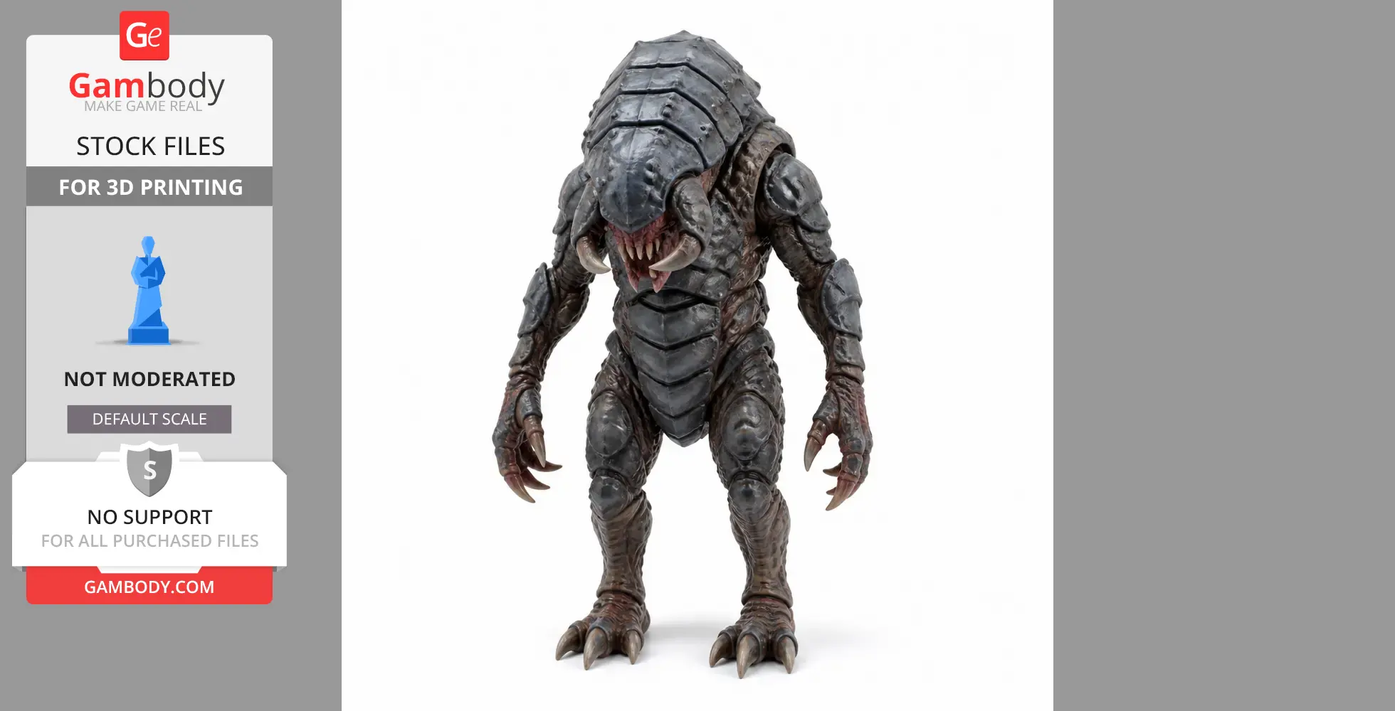 Big Biter - Factorio Figurine - Character Figure STL