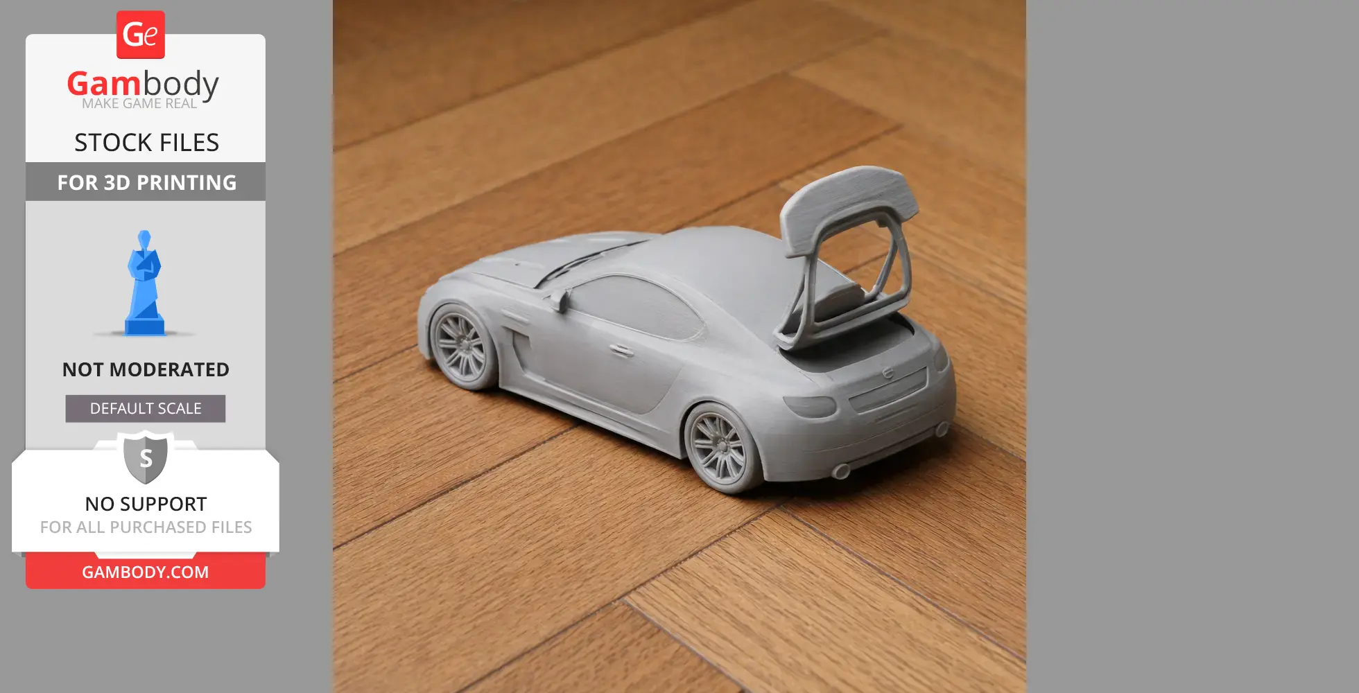 Aston Martin Vantage (2005) - Scale Vehicle STL
