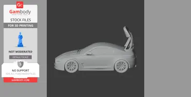 Aston Martin Vantage (2005) - Scale Vehicle STL