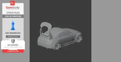 Aston Martin Vantage (2005) - Scale Vehicle STL
