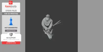 Miyamoto Musashi Samurai - Historical Warrior STL