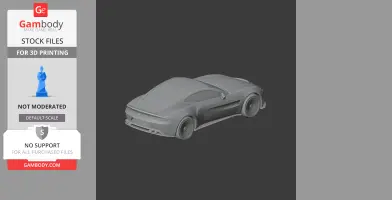 Aston Martin Vantage (2018) - Scale Vehicle STL