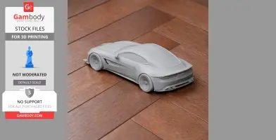 Aston Martin Vantage (2018) - Scale Vehicle STL