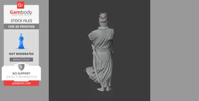 Miyamoto Musashi Samurai Classic - Historical Warrior STL