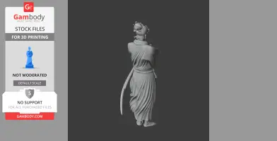 Miyamoto Musashi Samurai Classic - Historical Warrior STL