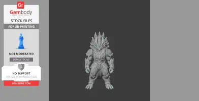 Blazamut - Palworld Figurine - Character Figure STL