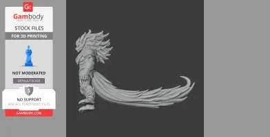 Blazamut - Palworld Figurine - Character Figure STL