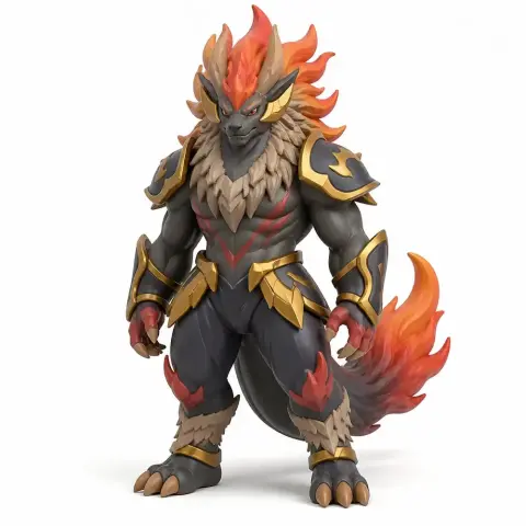 Blazamut - Palworld Figurine - Character Figure STL