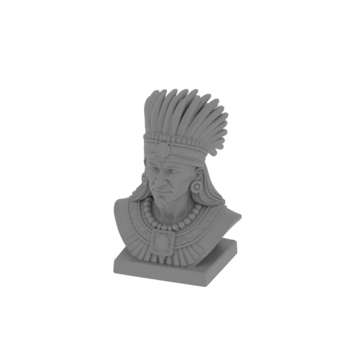 Montezuma II Bust.stl