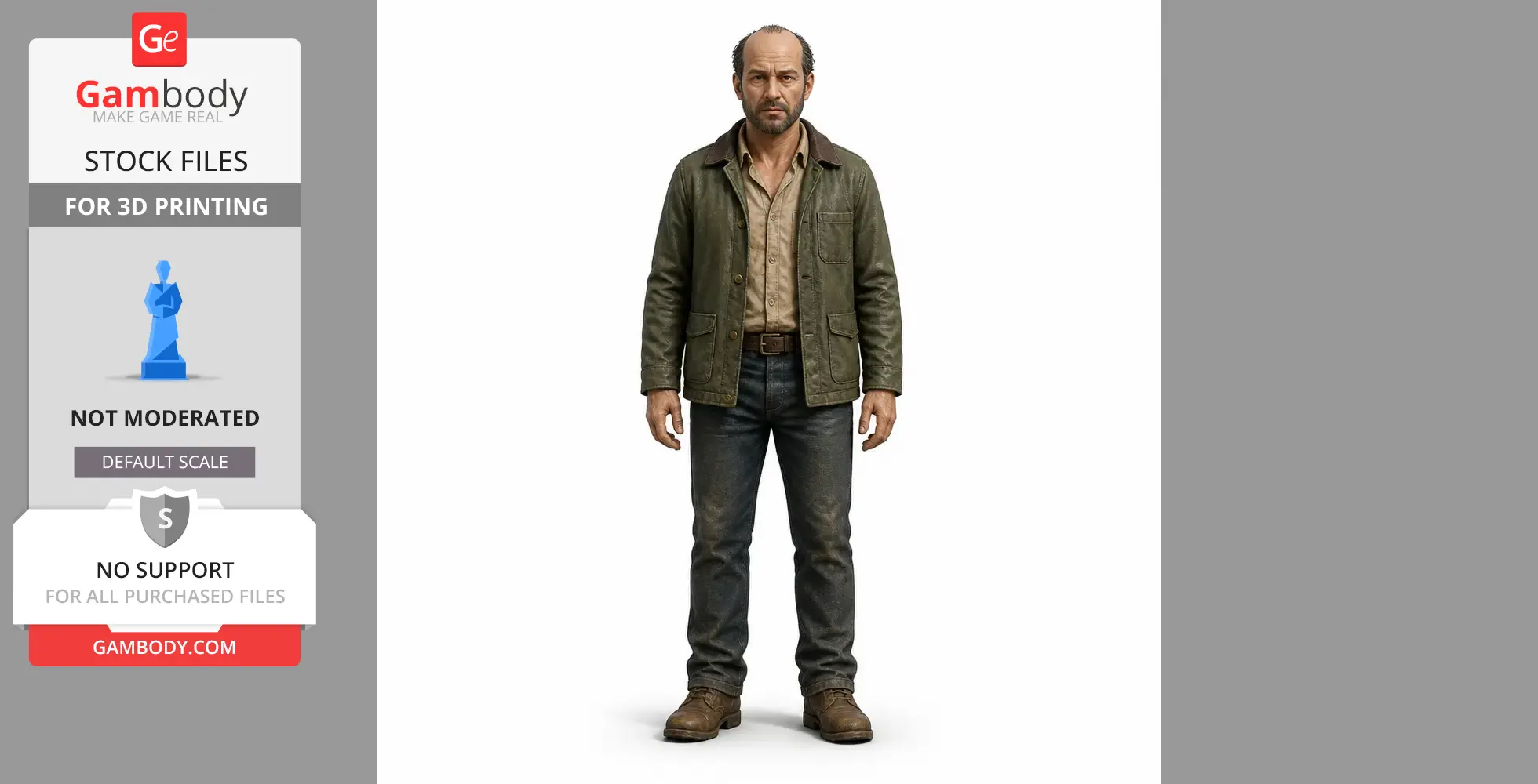 Bleasdale Farmhouse - Phasmophobia - Character Figure STL